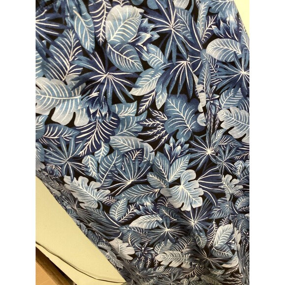 Vintage Margaret Smith Women's Size S Blue Floral Elastic Waist A-Line Skirt - Picture 2 of 8